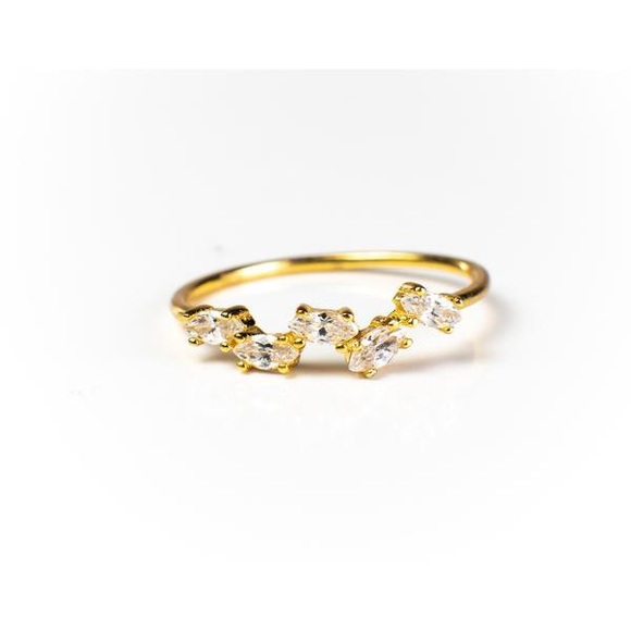 blush and bar Jewelry - GENNA 18K GOLD VERMEIL RING blush and bar Jewelry - GENNA 18K GOLD VERMEIL RING